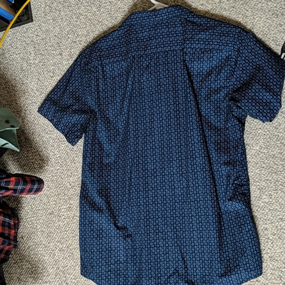 Forever 21 Men's L blue casual short sleeve - Picture 3 of 3